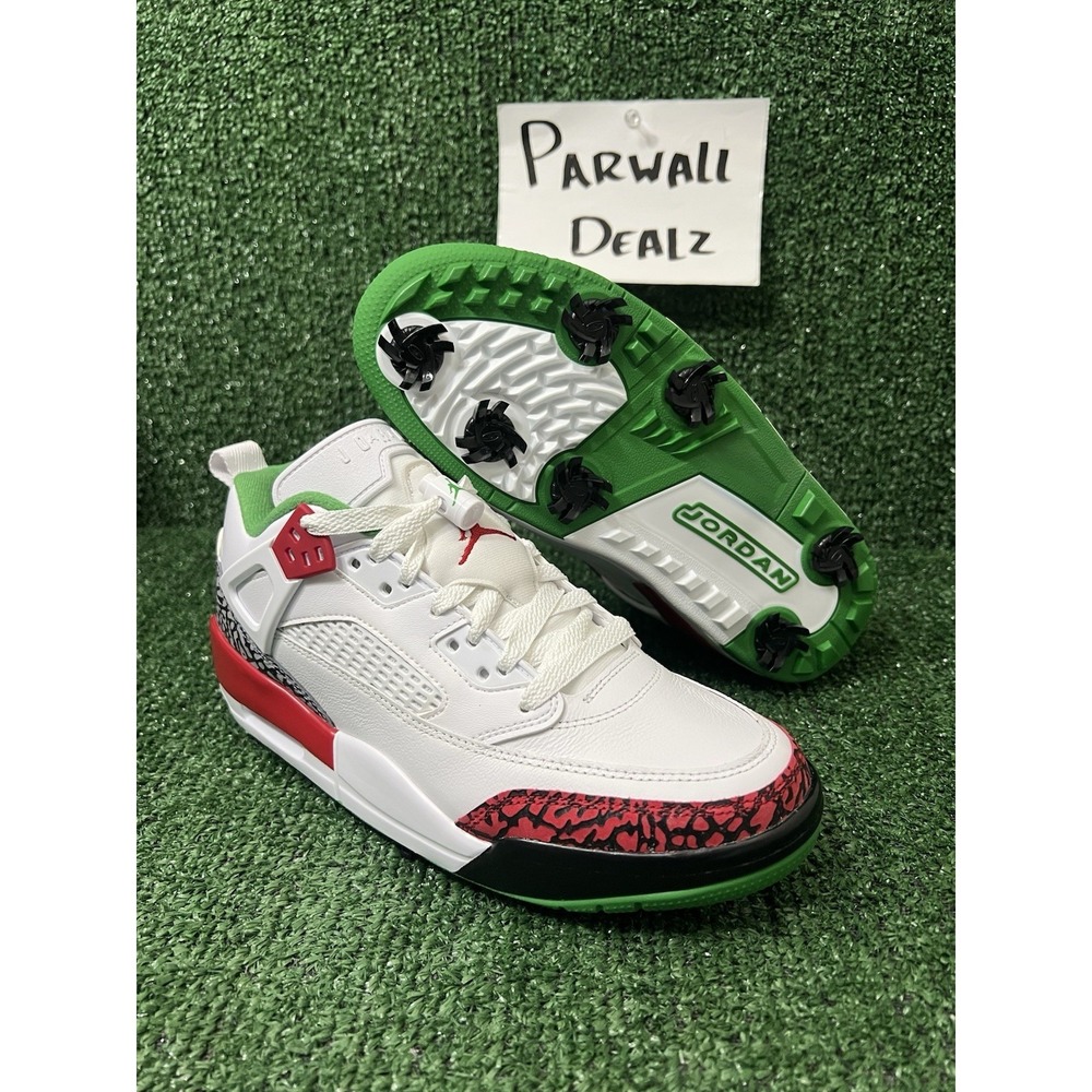 Air Jordan Spizike‎ Low Golf OG 'White Varsity Red' Mens 6 Womens 7.5 HQ4365-100